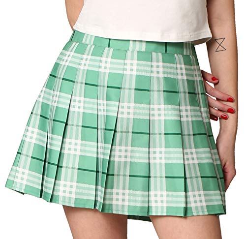 【WENDY JIM】　SKIRT WITH SQUARE BACK GREEN WENDY JIM】 SKIRT WITH SQUARE BACK GREEN